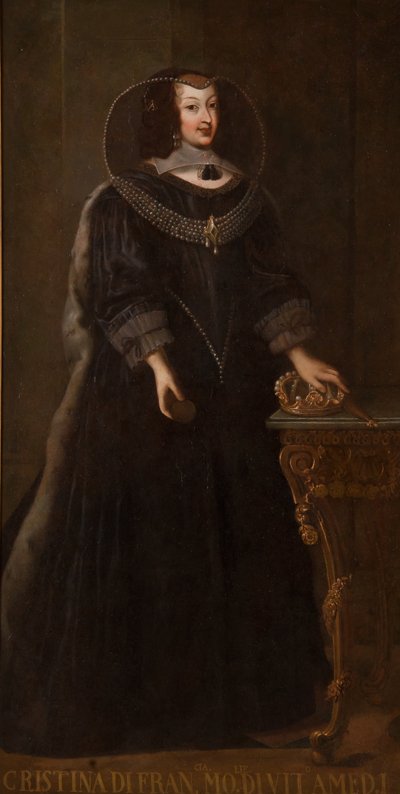 Portrait of Cristina di Francia by Unbekannt Unbekannt